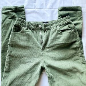 Urban Outfitters green corduroy pants